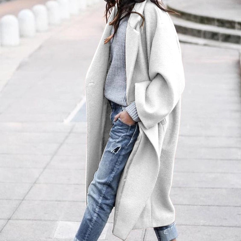 Casual Long Wool Jacket