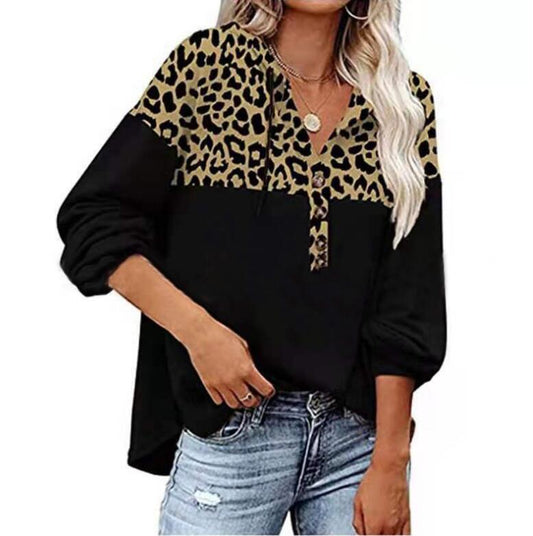 Leopard Printed Sweatshirt