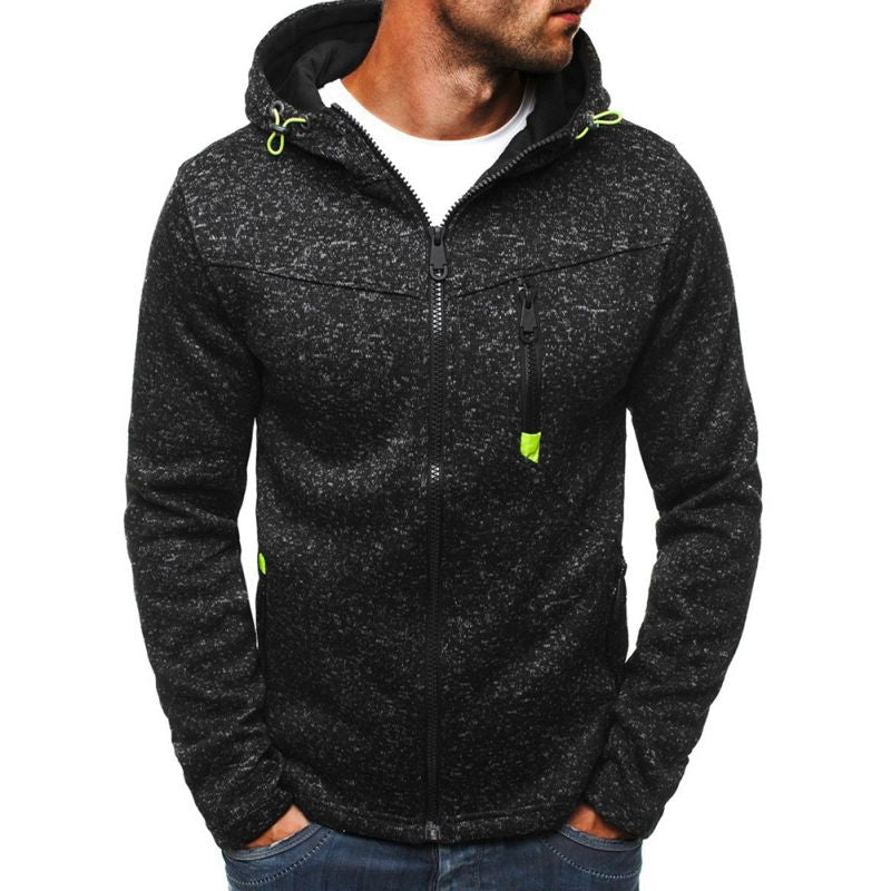 Casual Zipped Hoodie