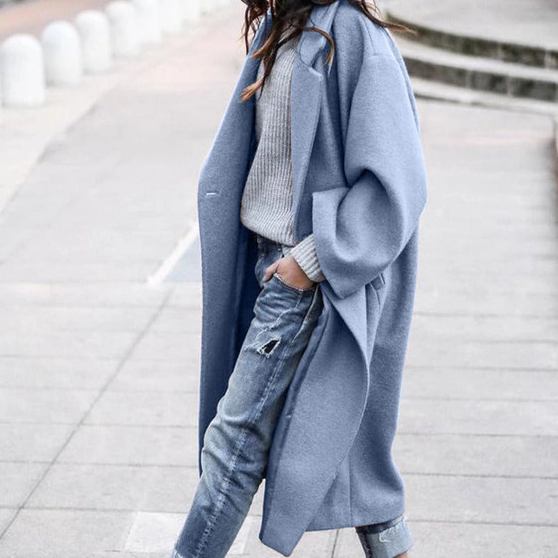 Casual Long Wool Jacket