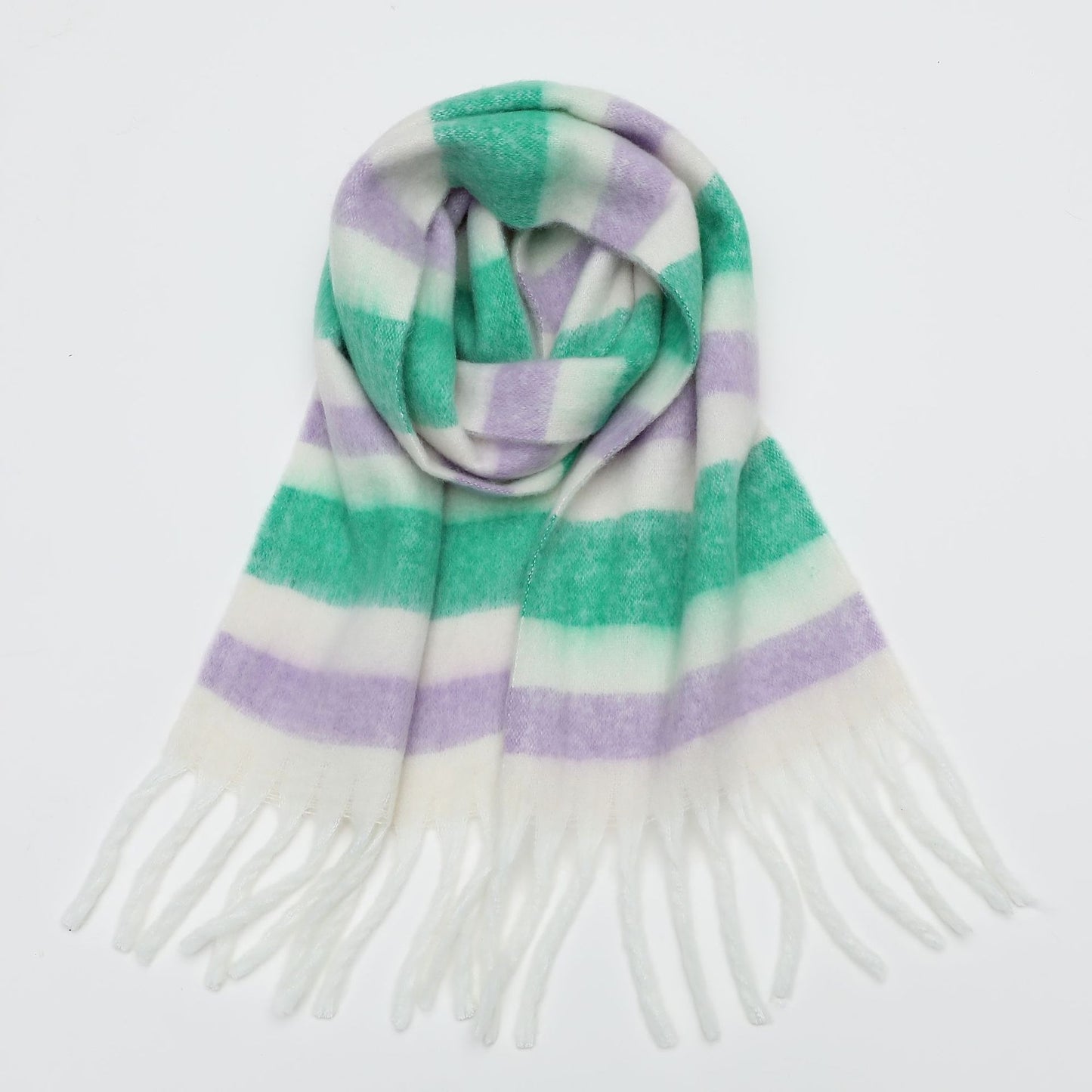 Striped Plaid Scarves