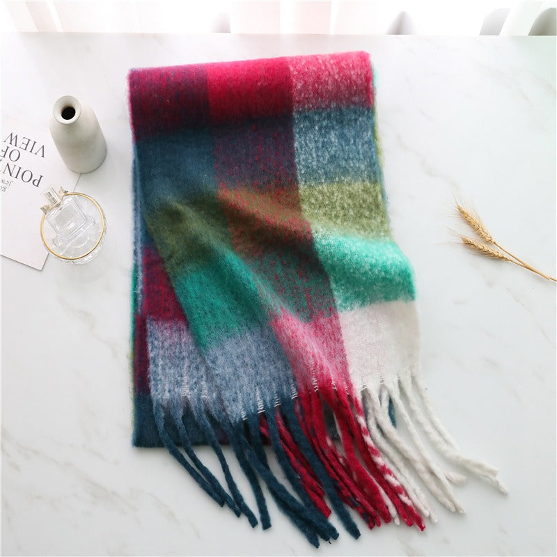 Striped Plaid Scarves