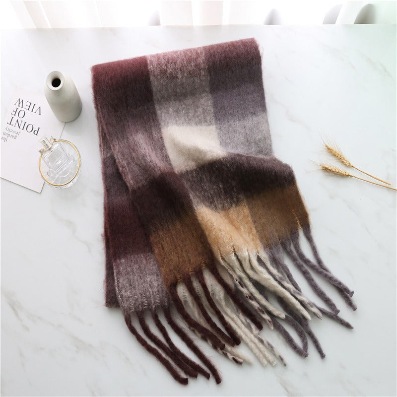 Striped Plaid Scarves