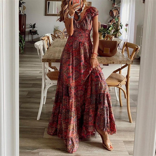 French Floral Dress