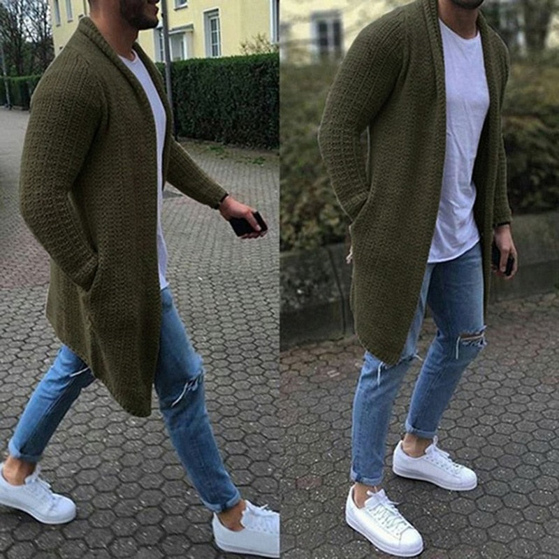 Wool Cardigan Coat