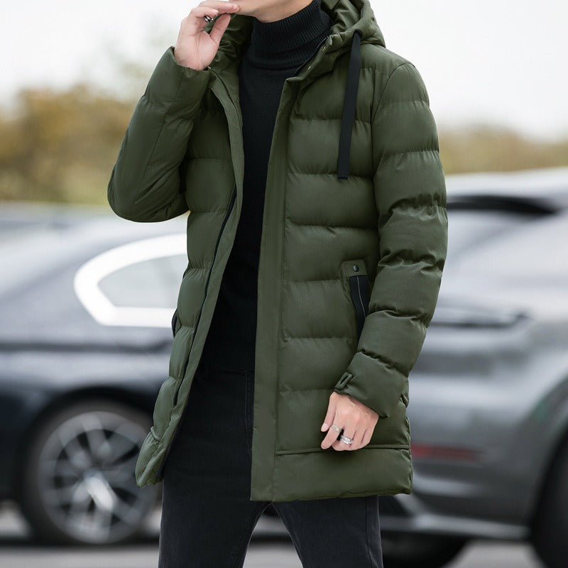 Medium Length Cotton Padded Jacket