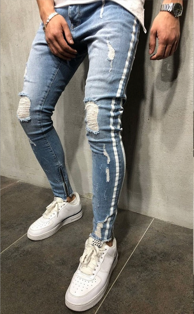 Ripped Denim Jeans